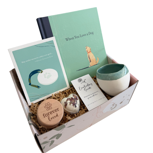 When You Love a Dog Sympathy Gift Box