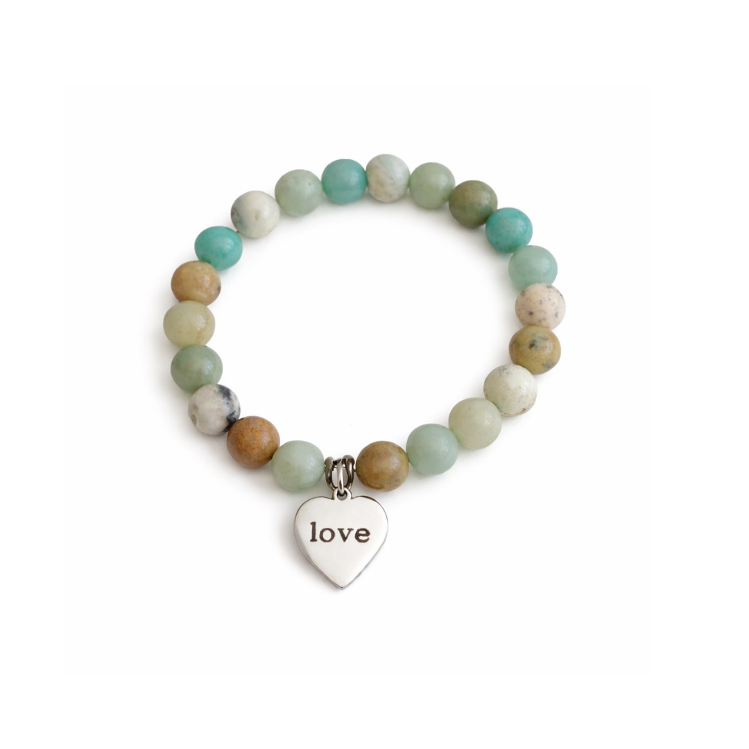 Amazonite Love Bracelet | Grief Gifts Australia