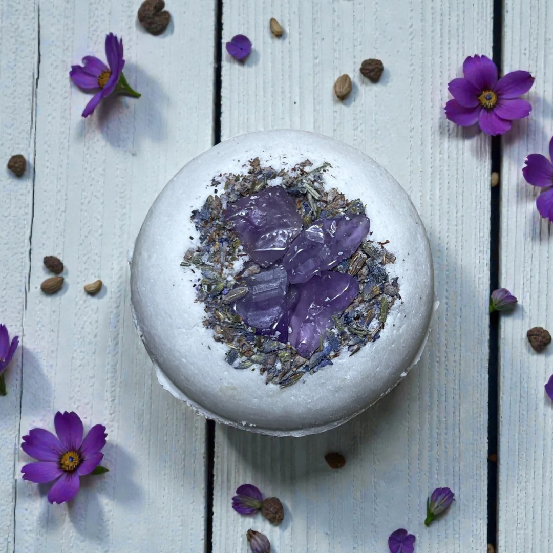 Amethyst Bath Bomb | Grief Gifts Australia | Condolence Gifts