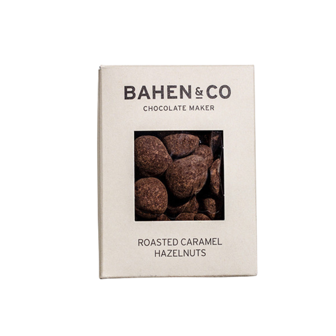 Bahen & Co. Roasted Caramel Hazelnuts – 100g