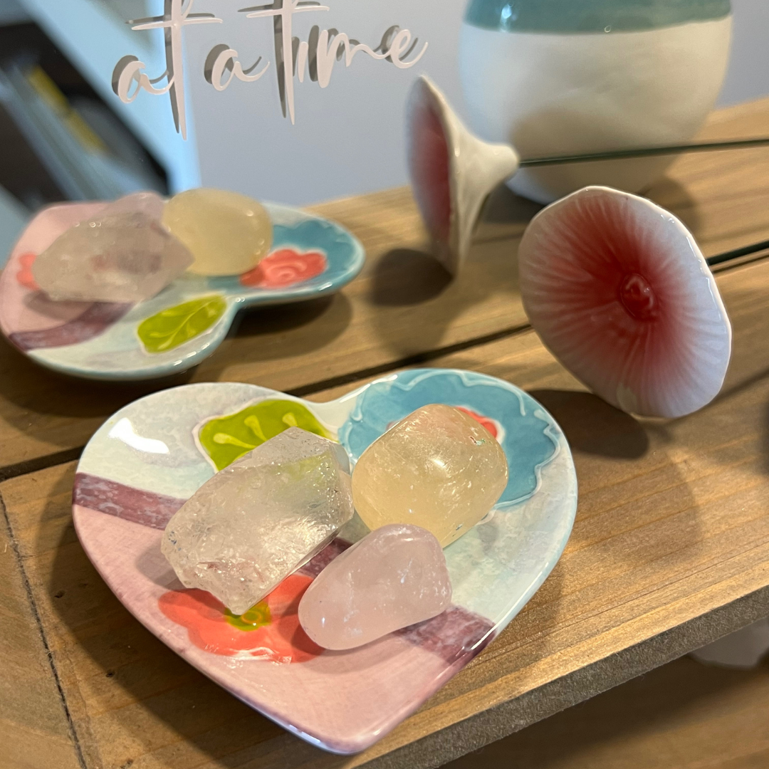 Ceramic Heart Trinket Dish | Sympathy Gifts Australia