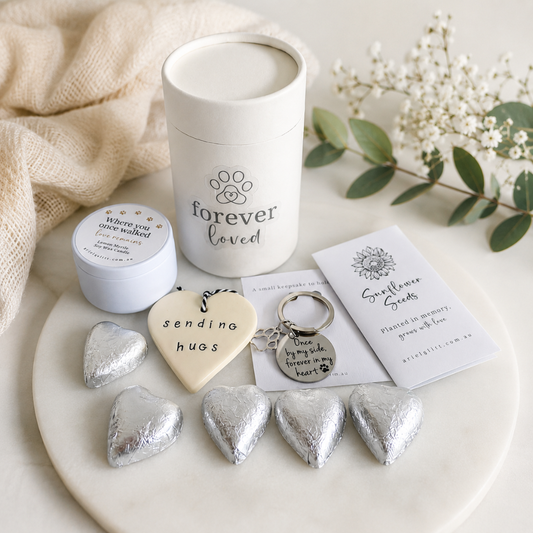 Forever Loved Pet Loss Sympathy Keepsake Gift Tube | Grief Gifts Australia
