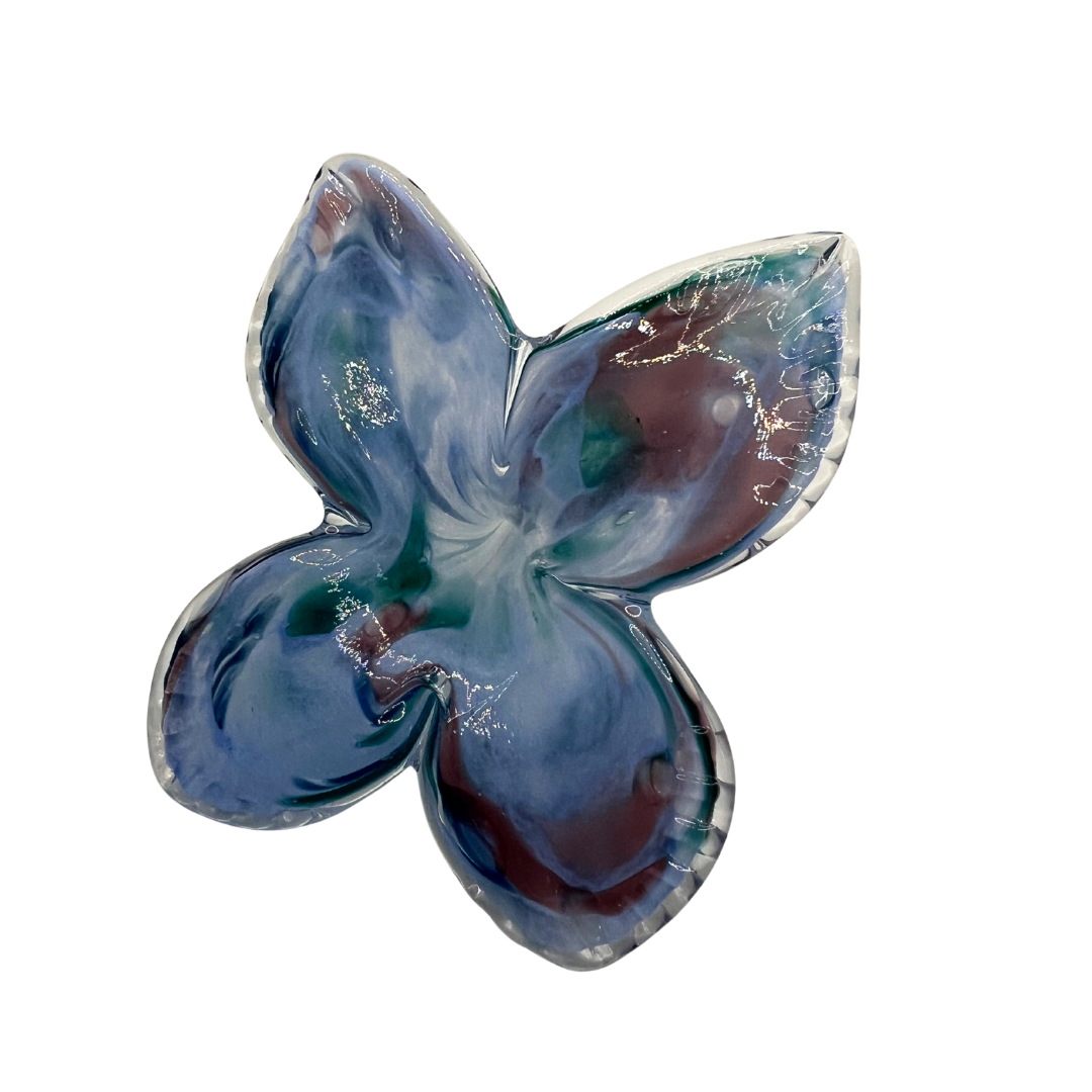 Glass Butterfly - Blue & Pink | Lasting Alternative to Sympathy Flowers Australia