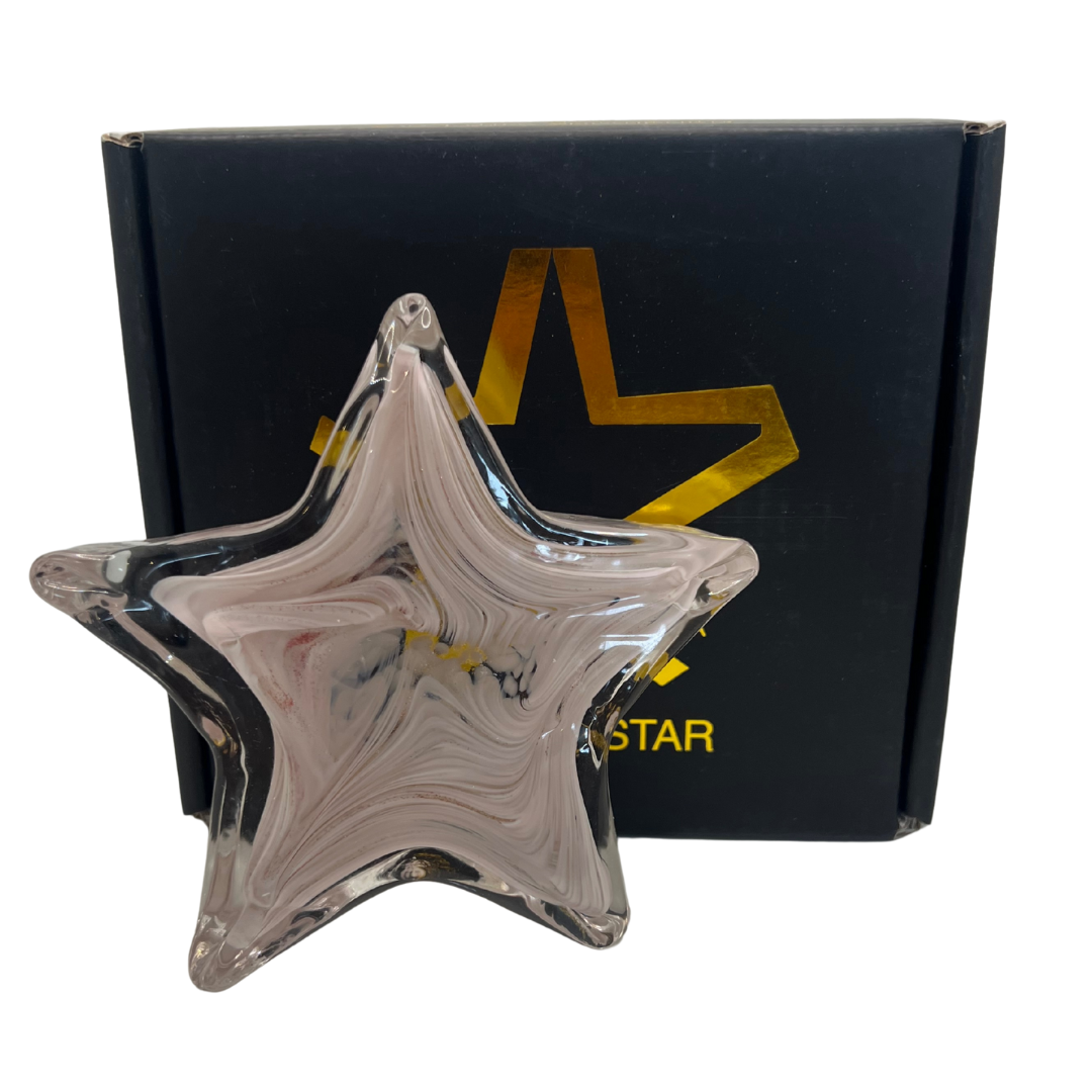 Glass Star - Soft Pink & Gold Australia | Grief Gifts Australia