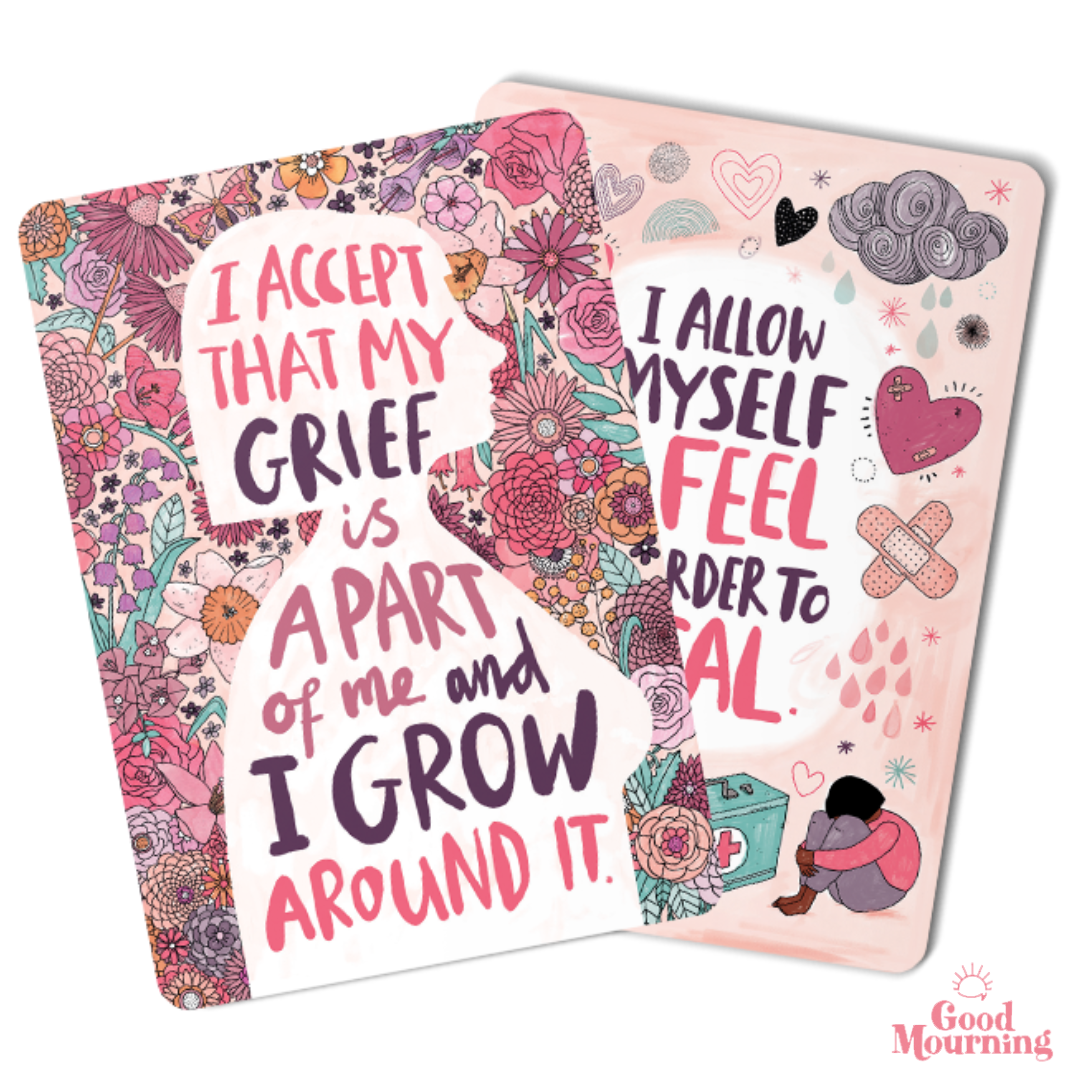 Good Mourning Affirmation Cards | Grief Gifts Australia