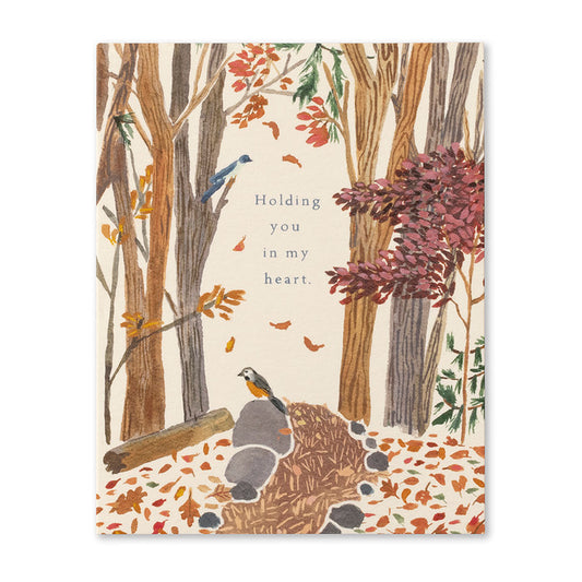 Holding You in My Heart Sympathy Card | Grief Gifts Australia