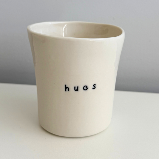 Hugs Handmade Ceramic Cup - Made in Australia | Grief Gifts Australia | Sympathy Gift Box Delivered