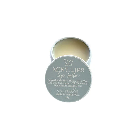 Salted Bliss Mint Lip Balm | grief Gifts Australia