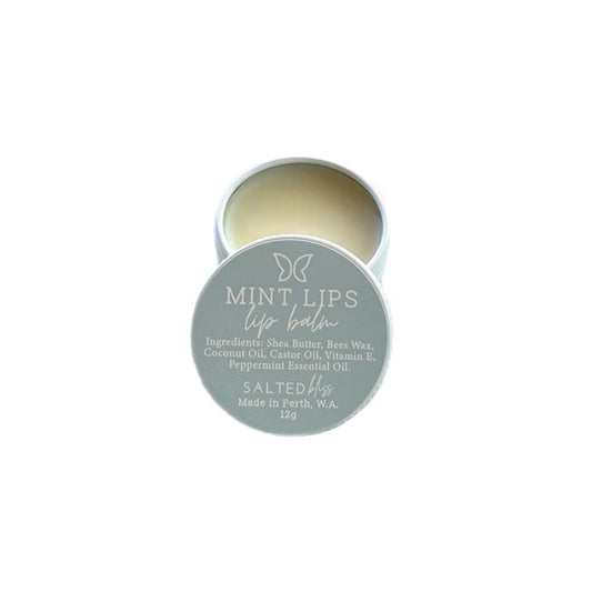 Salted Bliss Mint Lip Balm | grief Gifts Australia