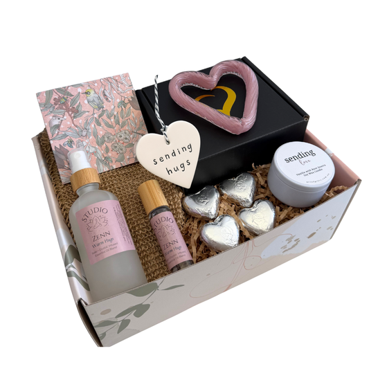 Sending Love and Hugs Sympathy Gift Box | Grief Gifts Australia