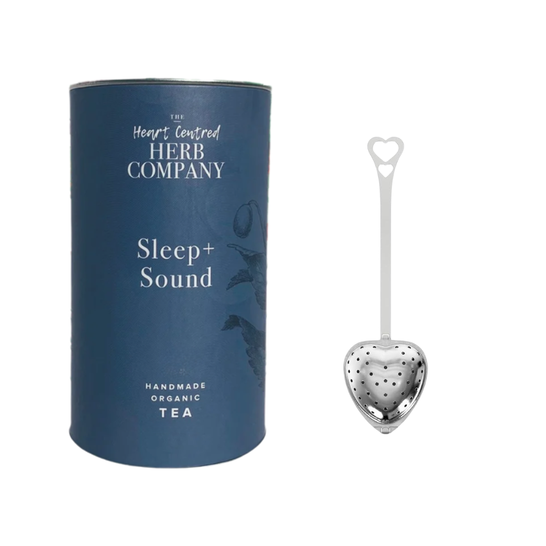Sleep + Sound  Tea with Heart Infuser | Grief Tea | Sympathy Gifts Perth