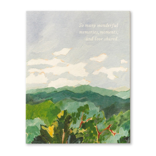So Many Wonderful Memories Sympathy Card
