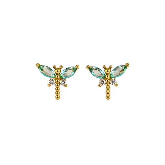 Sterling Silver Dragonfly Earrings - A gentle reminder that love is always near | Grief Gifts Australia