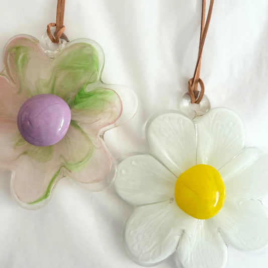 Sympathy Glass Hanging Flowers| Grief Gifts Australia Delivered