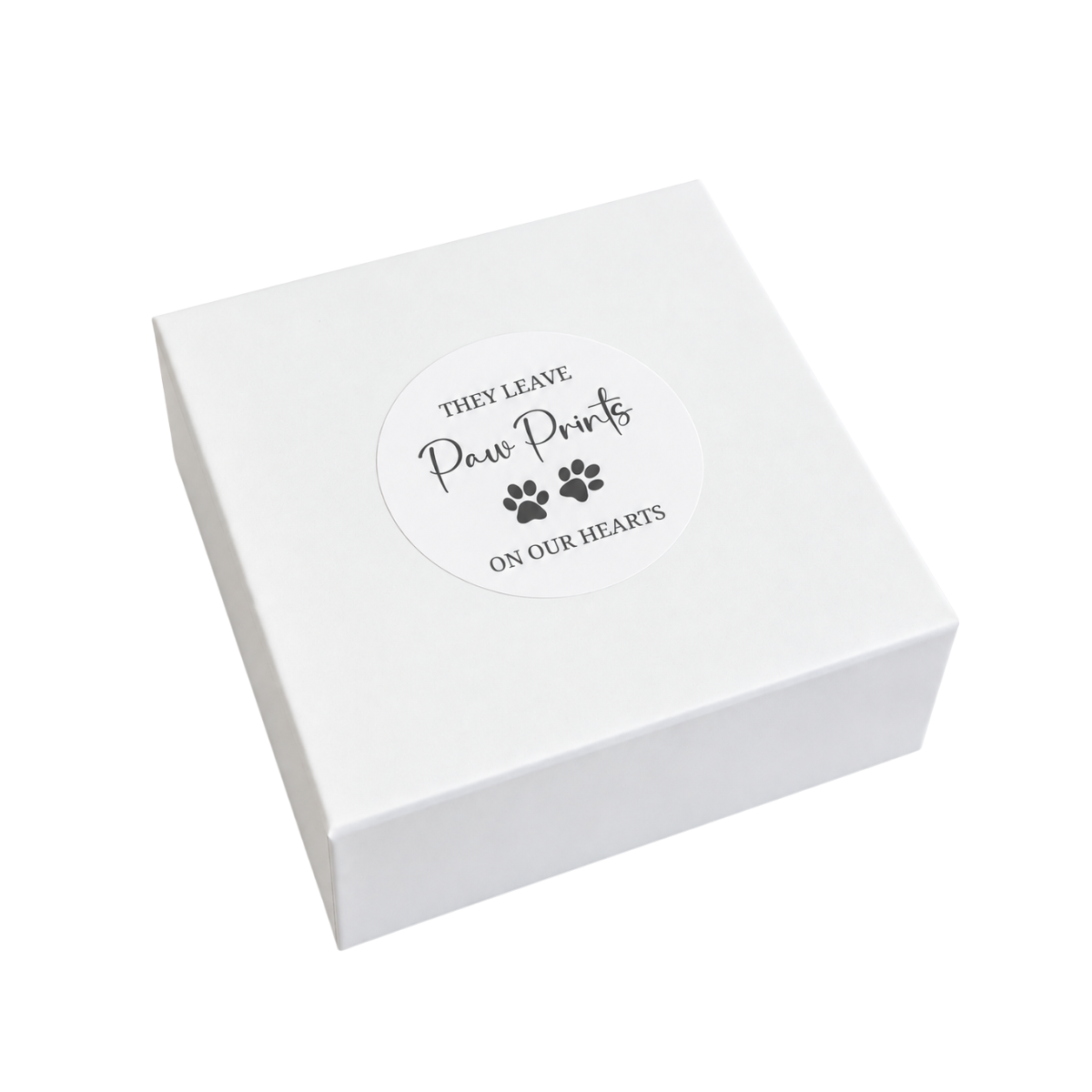 They Leave Paw Prints on Our Hearts Suncatcher | Pet Loss Suncatcher Box | Grief Gifts Perth