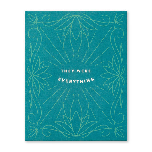 They Were Everything Sympathy Gift Card | Grief Gifts Australia