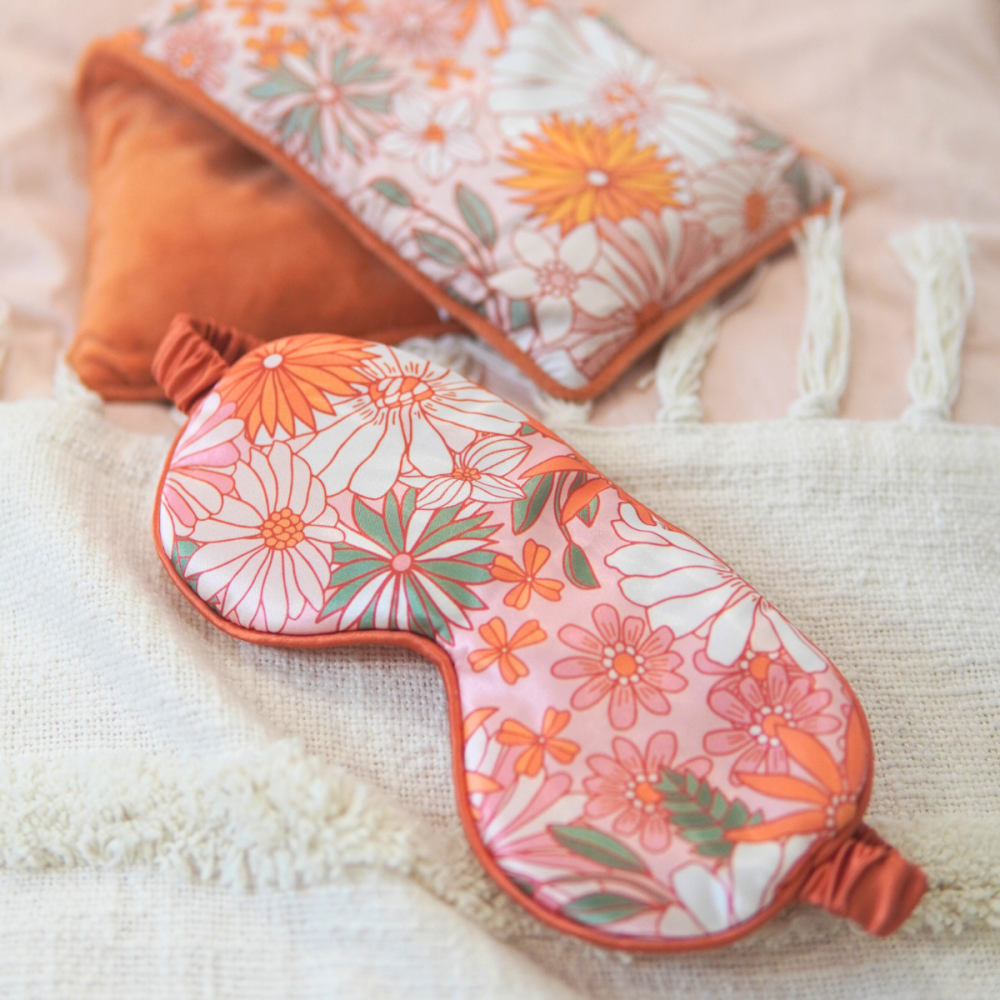 Wellness Eye Mask in Retro Floral | Grief Gift