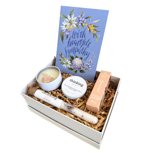 With Heartfelt Sympathy Gift Box | Grief Gifts Australia