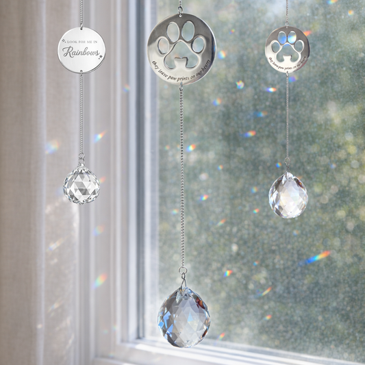 Glass Suncatchers for Grief and Remembrance