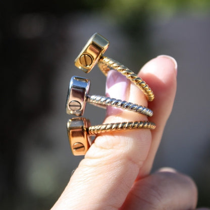 Heart Shaped Memorial Ring Gold