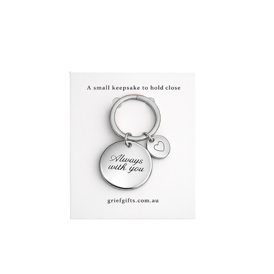 Always With You Keyring - Silver | Grief Gifts Perth