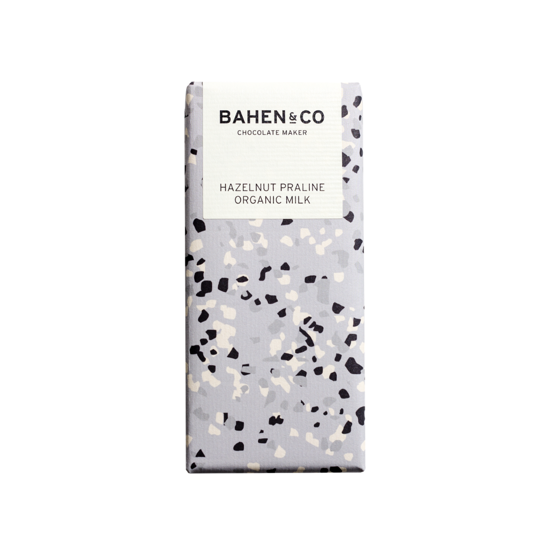 Bahen & Co.Hazelnut Praline Organic Milk Chocolate | Grief Gifts Australia