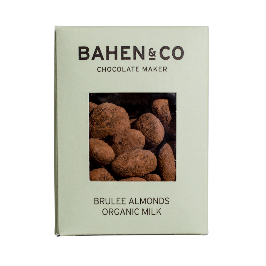 Bahen &  Co. Brulee Almonds Organic Milk – 100g