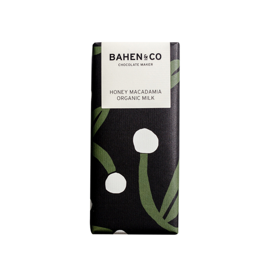 Bahen & Co. Honey Macadamia Organic Milk Chocolate 