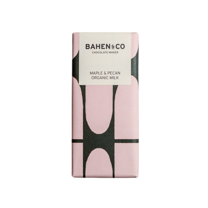 Bahen & Co. Maple & Pecan Organic Milk Chocolate  | Grief Gifts Australia Delivered