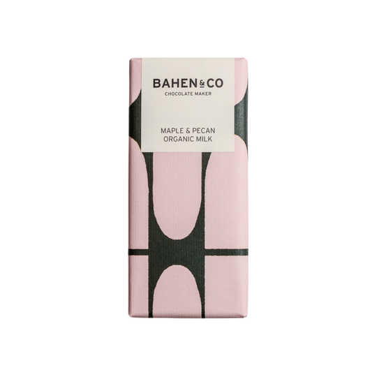 Bahen & Co. Maple & Pecan Organic Milk Chocolate  | Grief Gifts Australia Delivered