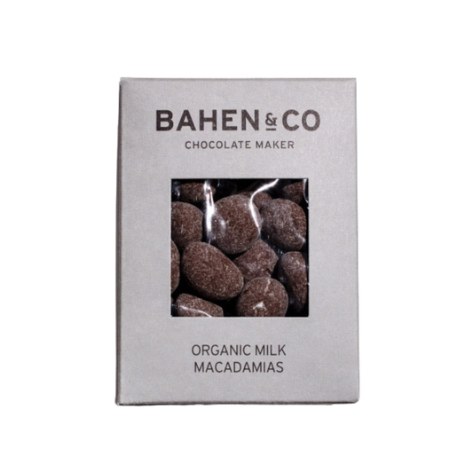 Bahen &  Co. Organic Milk Macadamias – 100g  | Grief Gifts Australia | Sympathy Gift Box