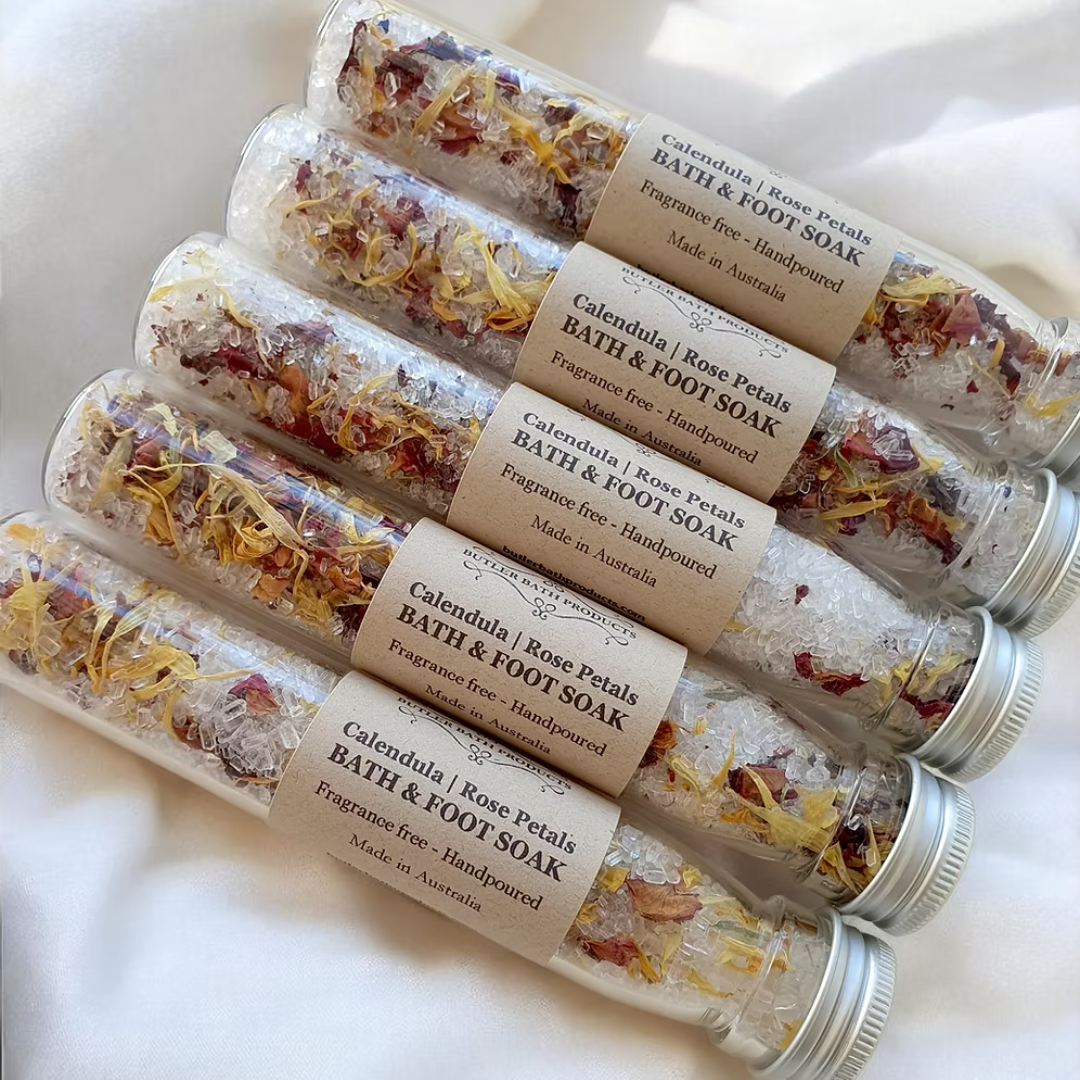 Calendula & Rose Petal Bath & Foot Soak | Grief Gifts Australia
