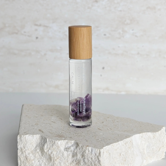 Calm Crystal Essential Oil Roller 10ml | Sympathy Gift Box | Grief Gifts Australia