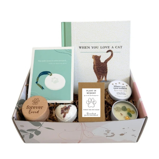Cat Loss Gift Box | When You Love a Cat | Grief Gifts 
