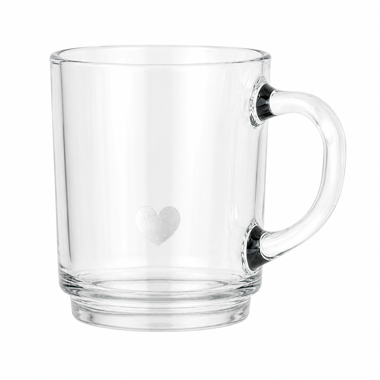 Clear Heart Glass Cup | Sympathy Gift Boxes Delivered 