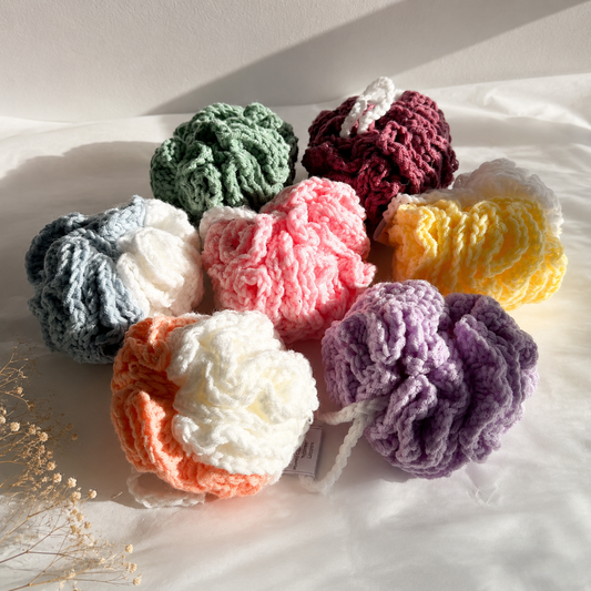 Crotchet Shower Puff | Made in Australia | Grief GIfts