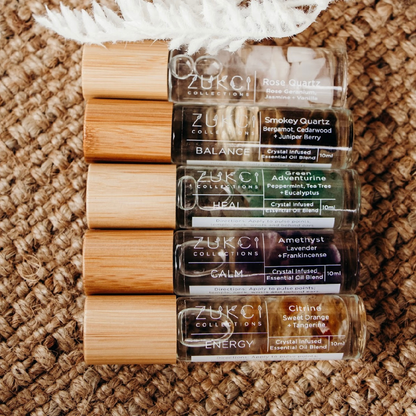 Crystal Essential Oil Rollers | Condolence Gift Box | Grief Gifts Australia 