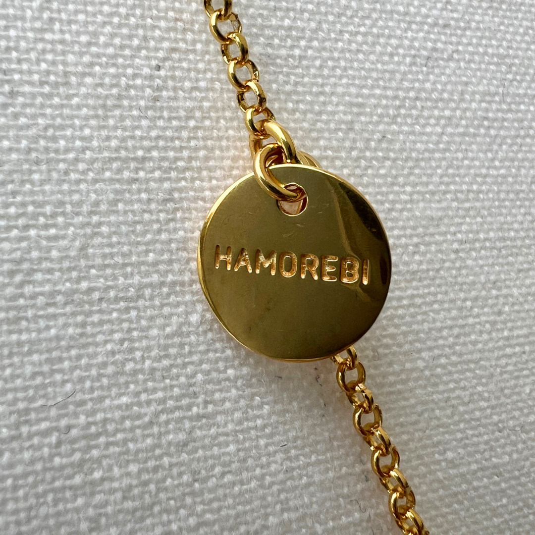 Diamond Shaped Enamel Keepsake Locket Necklace – Green in Gold Plate