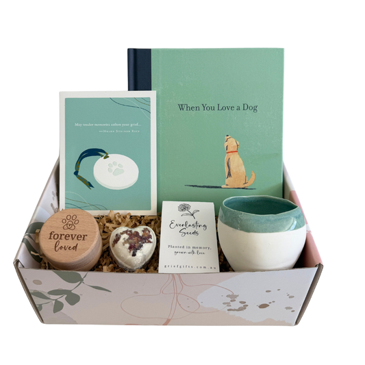 Dog Loss Sympathy Gift Box | Grief Gifts Australia