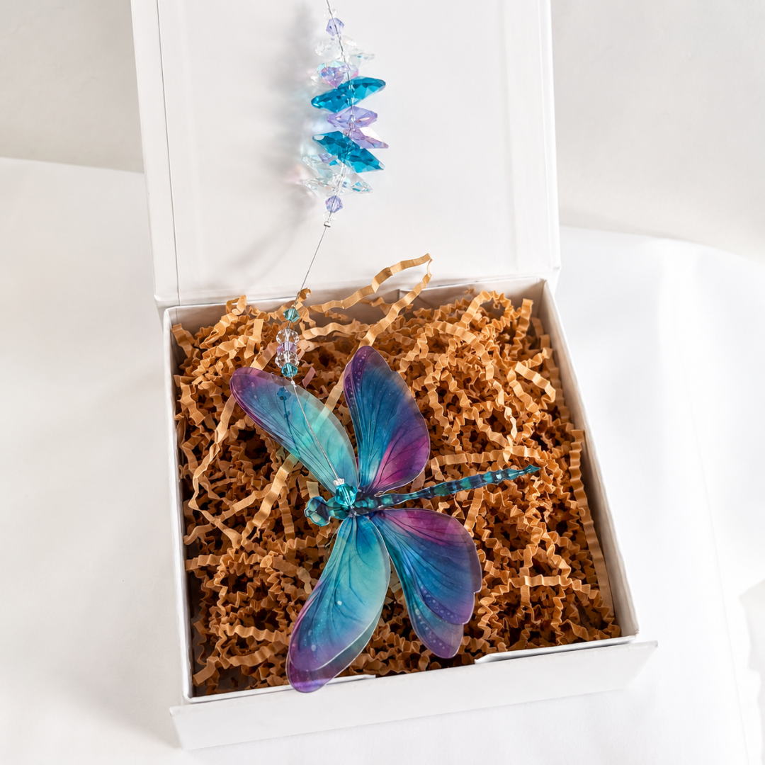 Dragonfly Crystal Suncatcher | Grief Gifts Sympathy Gifts Australia 