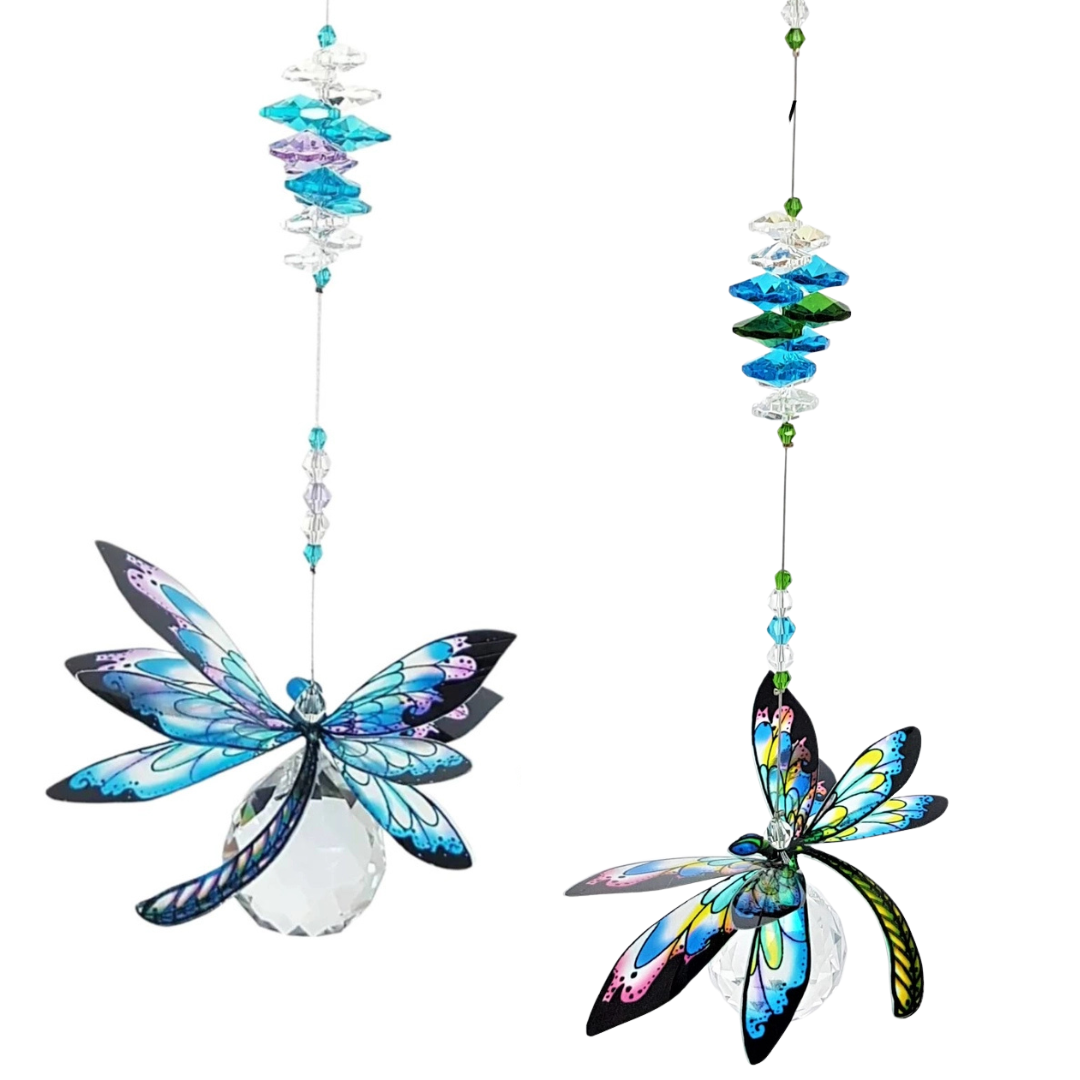 Dragonfly Crystal Suncatchers for Grief | Grief Gifts Australia 