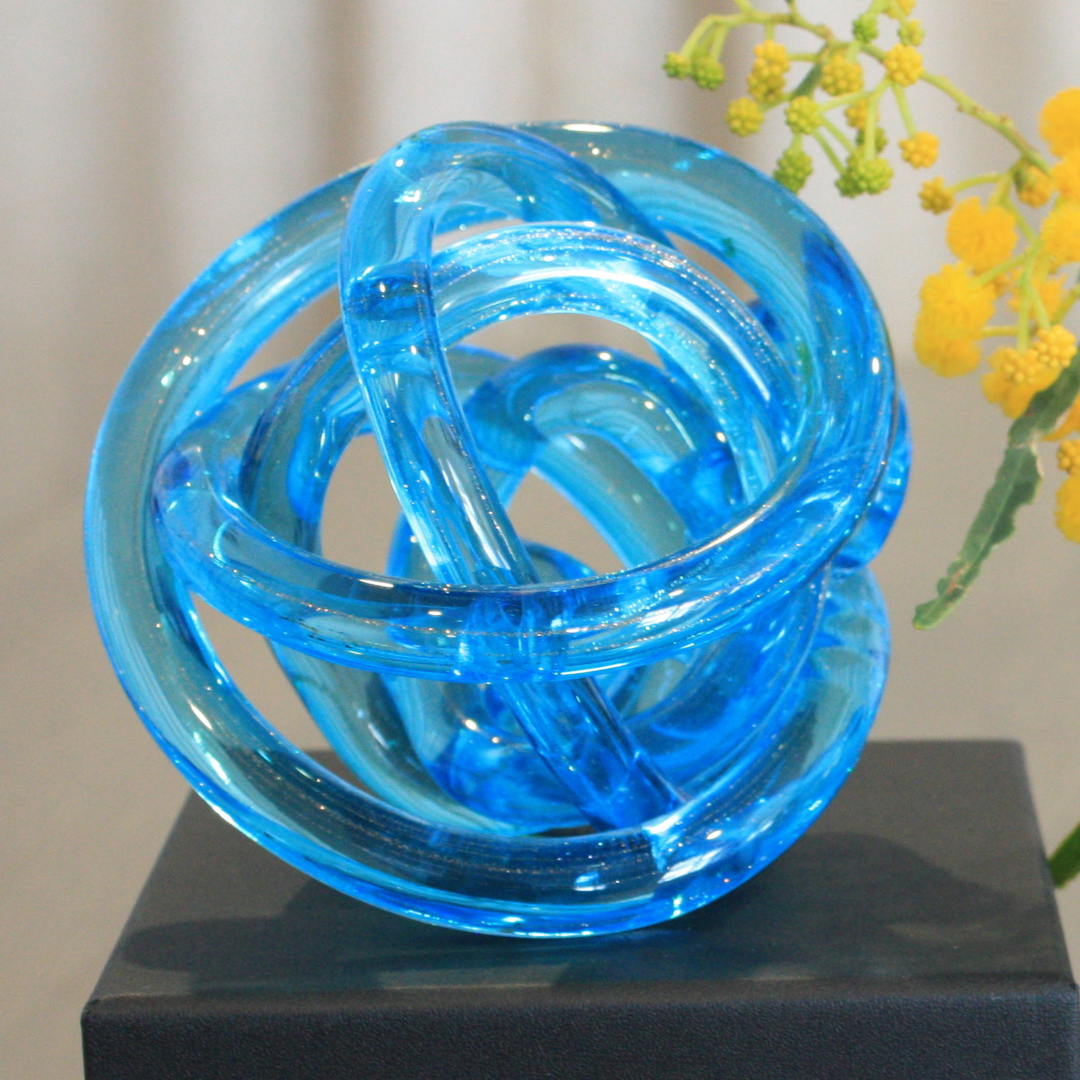 Endless Knot Turquoise & Gold | Grief Gifts Perth | Sympathy Gifts 