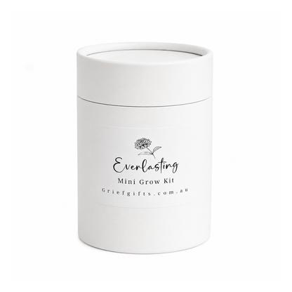 Everlasting Mini Grow Kit - White | Alternative to Sympathy Flowers | Grief Gifts 