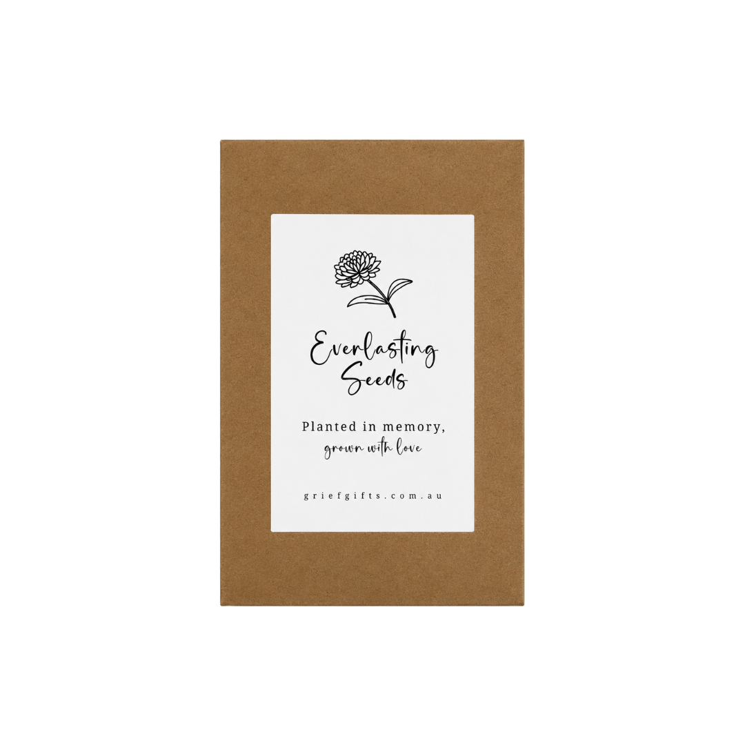 Everlasting Seeds - Kraft Brown | Grief Gifts Australia 