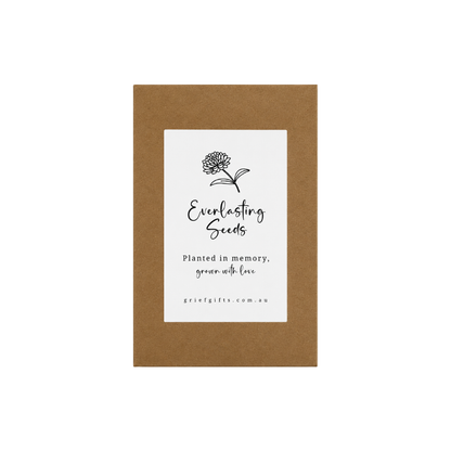 Everlasting Seeds - Kraft Brown | Grief Gifts Australia 
