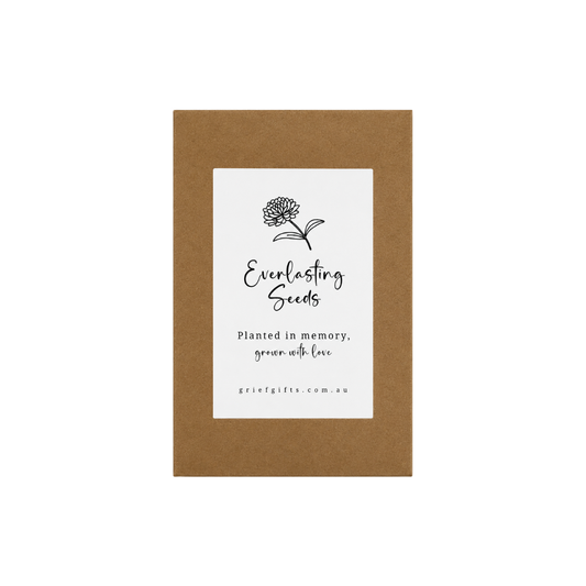 Everlasting Seeds - Kraft Brown | Grief Gifts Australia 