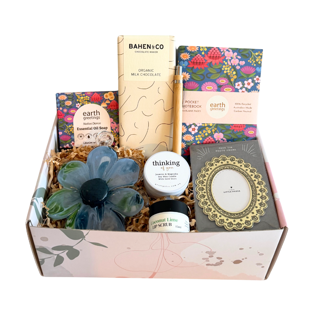 Floral Comfort Sympathy Gift Box | Grief Gifts Australia | Alternative to Sympathy Flowers