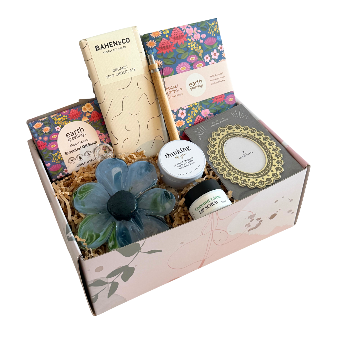 Floral Comfort Sympathy Gift Box | Grief Gifts Australia Delivered