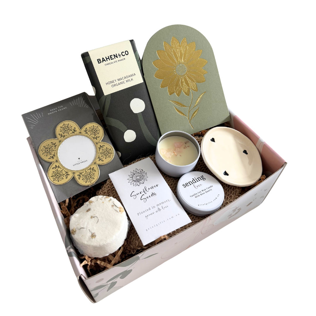 Floral Tribute Sympathy Gift Box | Grief Gifts Australia