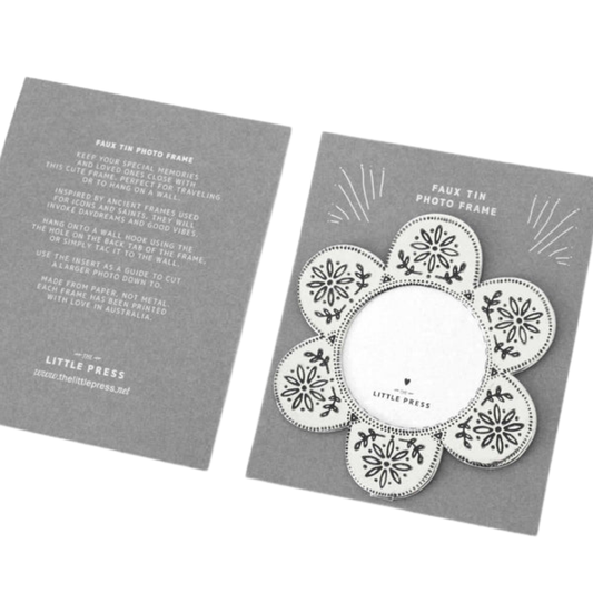 Foil Pressed Flower Frame | Keepsake Photo Frame - Silver | Grief Gifts 